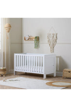 
                        
                          Load image into Gallery viewer, Tutti Bambini Alba Mini Cot Bed White 60X120
                        
                      
