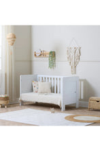 
                        
                          Load image into Gallery viewer, Tutti Bambini Alba Mini Cot Bed White 60X120
                        
                      