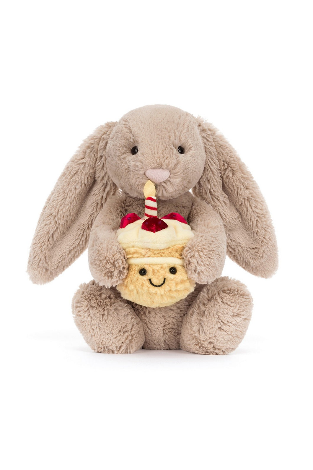 Jellycat Bashful Beige Bunny 'Birthday'