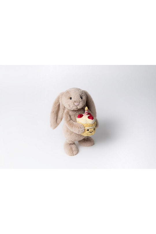 ジェリーキャット Bashful Beige Bunny Birthday Jellycat Bashful beige bunny 'birthday' – Dilly Dally Kids