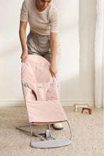 
                        
                          Load image into Gallery viewer, Babybjorn Bouncer Bliss Woven Mélange (Light Pink) changing cover
                        
                      
