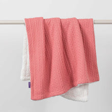 
                        
                          Load image into Gallery viewer, Clevamama Luxe Sherpa Baby Blanket Pink
                        
                      