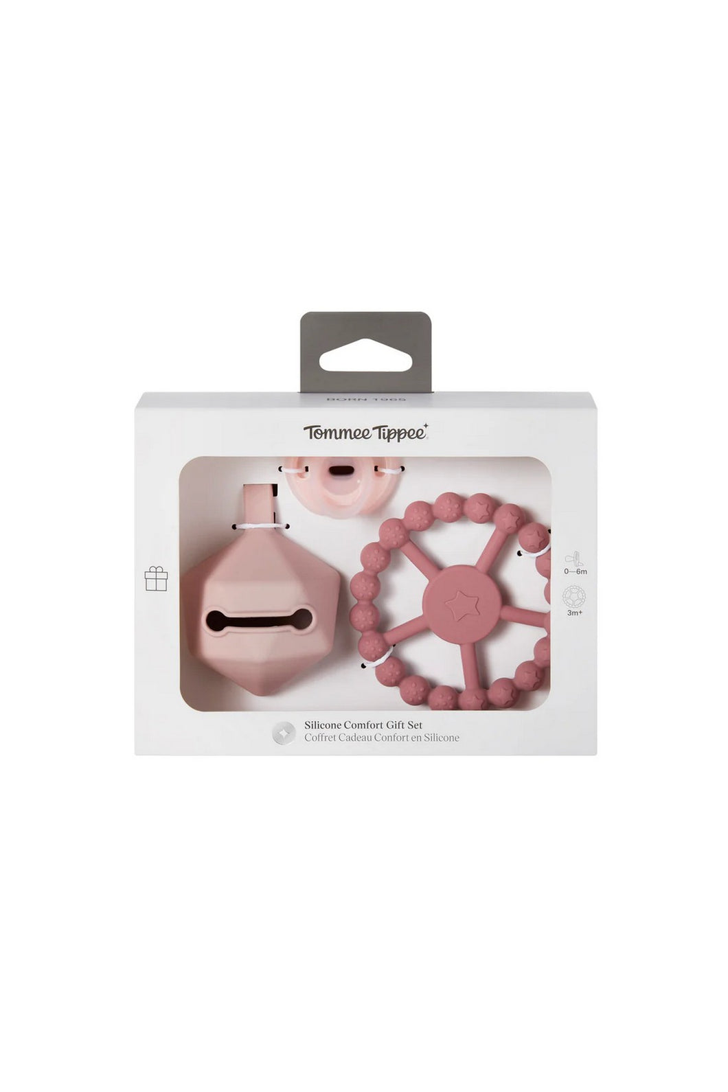 Tommee Tippee Soothing silicone comfort gift set - Pink
