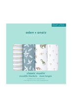 
                        
                          將圖片載入圖庫檢視器 Aden + Anais 純棉嬰兒包巾 - 恐龍叢林 4 件裝
                        
                      