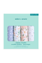 
                        
                          Load image into Gallery viewer, Aden + Anais Essential Swaddles Butterfly Garden  4 Pack
                        
                      