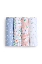 
                        
                          Load image into Gallery viewer, Aden + Anais Essential Swaddles Butterfly Garden  4 Pack
                        
                      