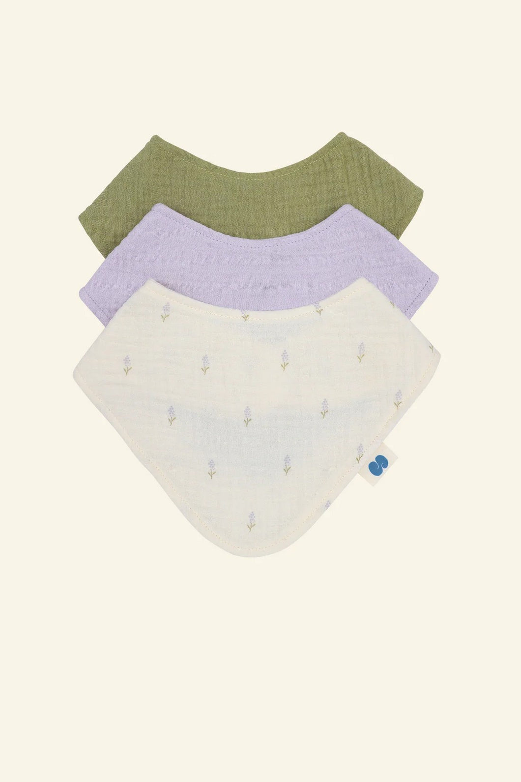 Softspot Bandana Bibs Lavender Field
