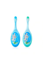 
                        
                          Load image into Gallery viewer, Brushbaby Flossbrush 0-3Yr 2Pk
                        
                      