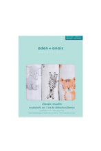 
                        
                          將圖片載入圖庫檢視器 Aden + Anais Washcloth Sets Safari Babes 3 Pack
                        
                      