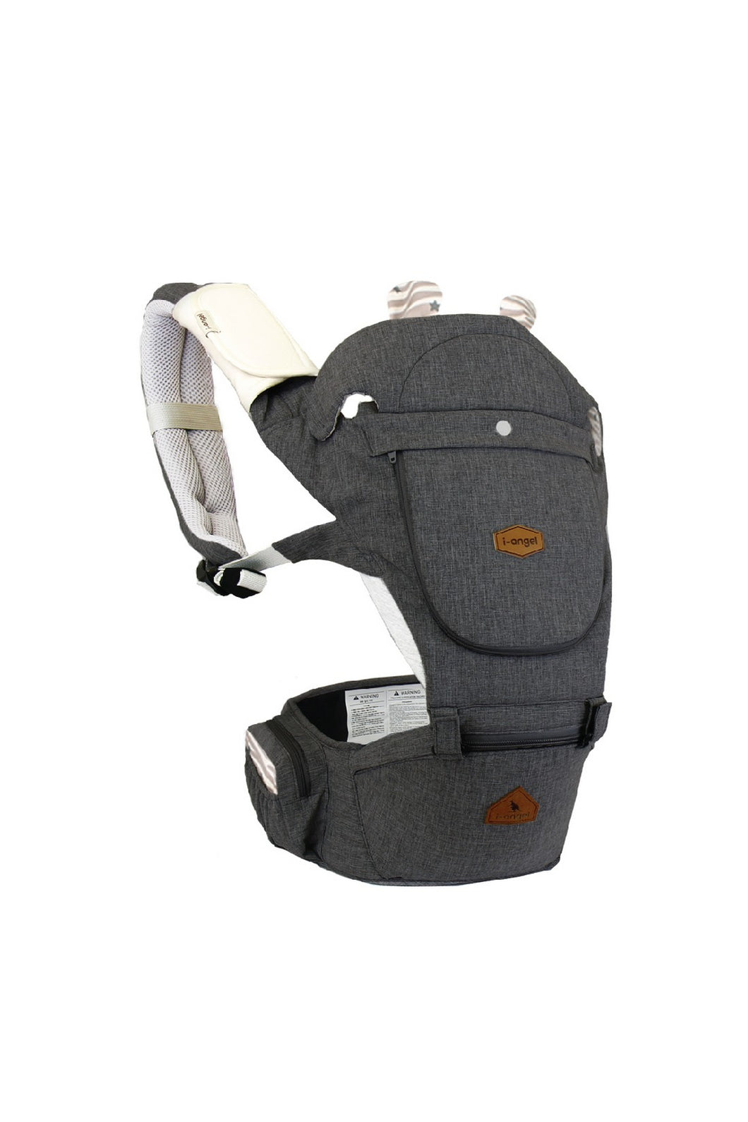 I-Angel Baby Carrier Hello Charcoal - Online Exclusive