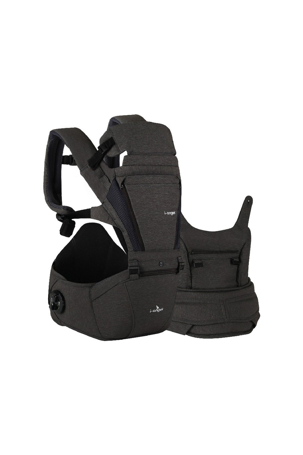 I-Angel Baby Carrier Dr. Dial Plus All-In-One Charcoal - Online Exclusive