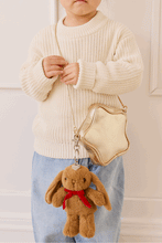 
                        
                          Load image into Gallery viewer, Snuggle Bunnies Penelope Keyring  in color Toffee  a little keyriing wtih lovely bunny
                        
                      