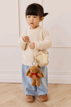 
                        
                          Load image into Gallery viewer, Snuggle Bunnies Penelope Keyring  in color Toffee standing position
                        
                      