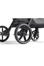 
                        
                          Load image into Gallery viewer, Joie Parcel Lx compact stroller in evergreen with close up wheel shot
                        
                      