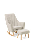 
                        
                          Load image into Gallery viewer, Tutti Bambini Jonah Rocking Chair &amp; Foot Stool Set - Pebble
                        
                      