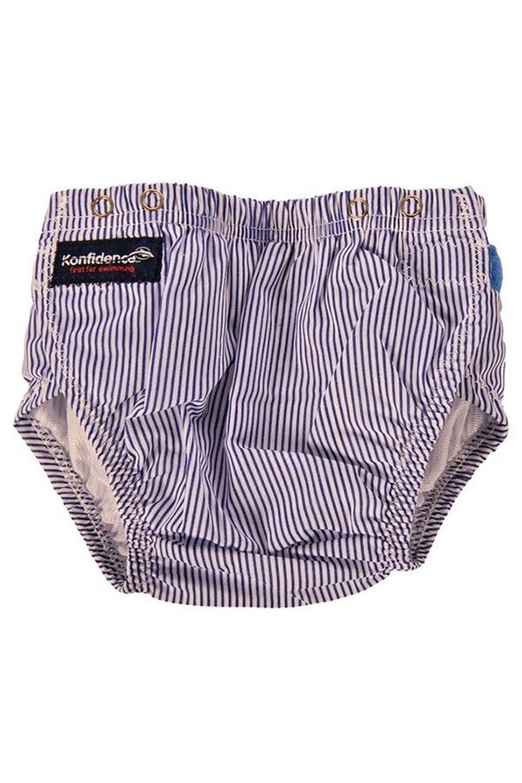 Konfidence Splashy Aquanappy Swim Nappy Blue Stripe