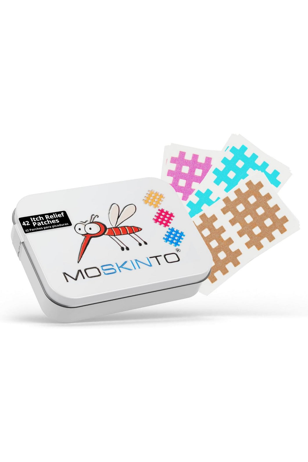 Moskinto Family Box 42 Plasters In Tin Box