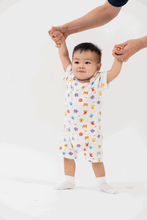 
                        
                          Load image into Gallery viewer, NotTooBig Bamboo Romper Monster - 2 Pack
                        
                      
