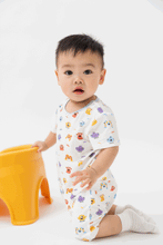 
                        
                          Load image into Gallery viewer, NotTooBig Bamboo Romper Monster - 2 Pack
                        
                      