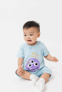 NotTooBig 怪獸系列竹纖維短袖連身衣 - 兩件裝