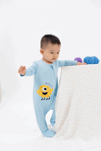 
                        
                          Load image into Gallery viewer, NotTooBig Bamboo Sleepsuits Monster - 2 Pack
                        
                      