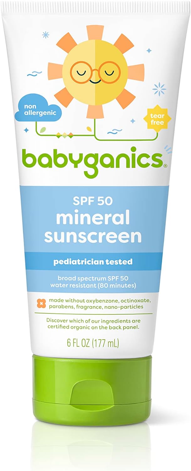 Babyganics SPF-50 Baby Sunscreen Lotion 6oz