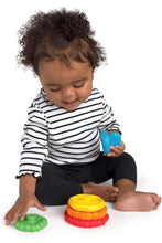 
                        
                          Load image into Gallery viewer, Baby Einstein Stack &amp; Teethe™ Multi- Textured Teether Toy
                        
                      