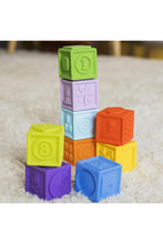 
                        
                          Load image into Gallery viewer, Bright Starts  KaledioCubes 9pk Stack &amp; Squeeze Blocks
                        
                      