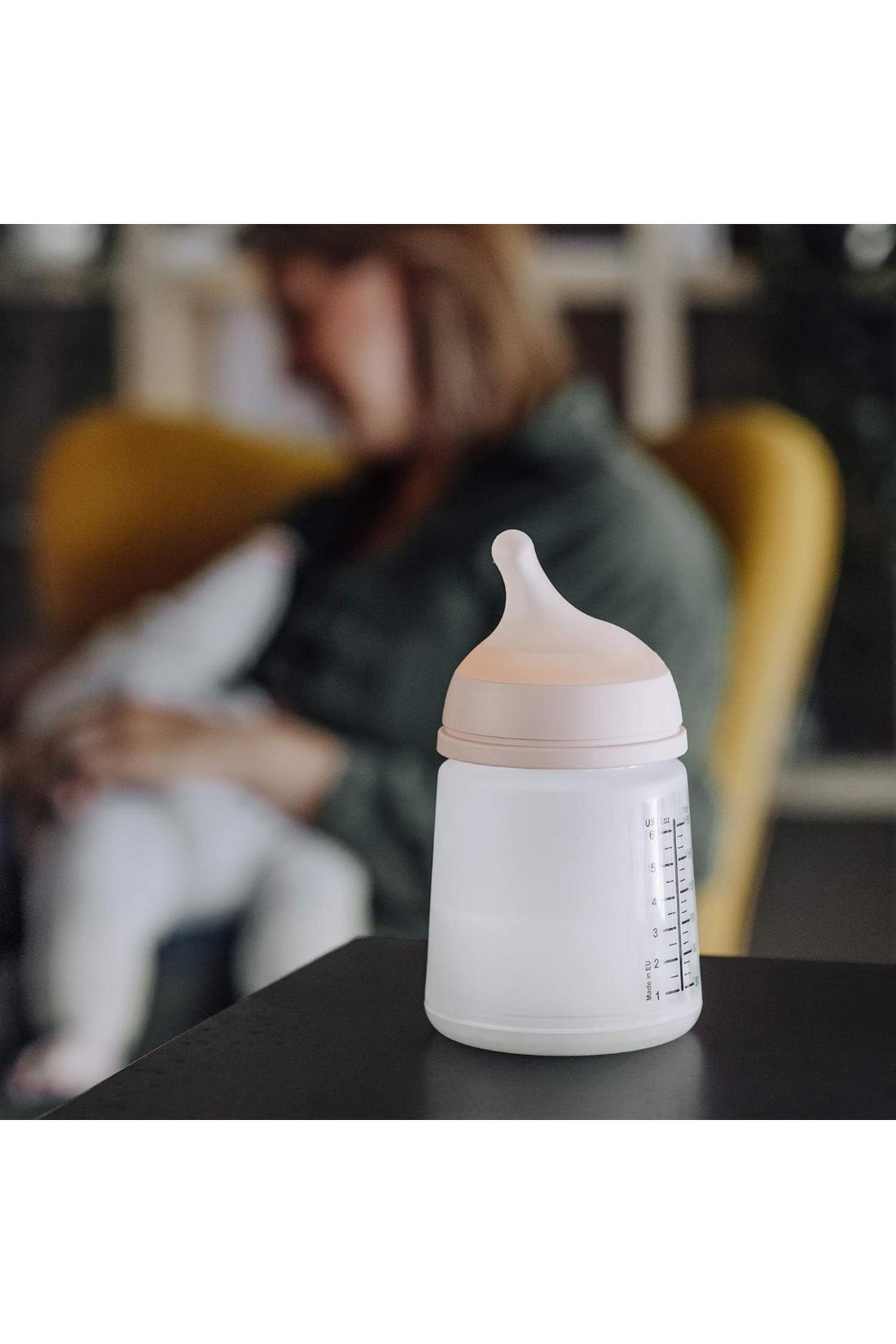 Suavinex Zero-Zero Anti-Colic Bottle Medium Flow 270 ml : :  Baby Products