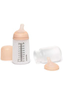 Suavinex Zero Zero Bottle Pack Medium Flow Anti-Colic 270 ml with Teat, Spare Silicone Pouch