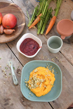 
                        
                          Load image into Gallery viewer, Beaba 4-Piece Silicone Dinner Set - Sage Green / Misty Green
                        
                      