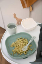 
                        
                          Load image into Gallery viewer, Beaba 4-Piece Silicone Dinner Set - Sage Green / Misty Green
                        
                      