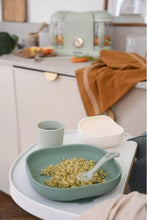 
                        
                          Load image into Gallery viewer, Beaba 4-Piece Silicone Dinner Set - Sage Green / Misty Green
                        
                      