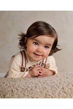 
                        
                          Load image into Gallery viewer, Mamas &amp; Papas Stripe Dungaree Set - 2 Piece
                        
                      