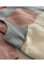 
                        
                          Load image into Gallery viewer, Mamas &amp; Papas Colour Block Dungaree Outfit Set
                        
                      