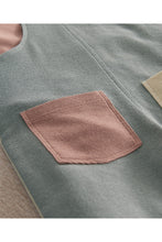 
                        
                          Load image into Gallery viewer, Mamas &amp; Papas Colour Block Dungaree Outfit Set
                        
                      