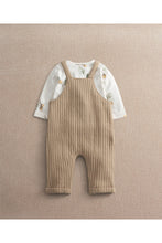 
                        
                          Load image into Gallery viewer, Mamas &amp; Papas Dungaree &amp; Acorn Bodysuit Outfit Set
                        
                      