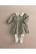 
                        
                          Load image into Gallery viewer, Mamas &amp; Papas Leaf Print Dress &amp; Tights Set
                        
                      