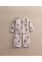 
                        
                          Load image into Gallery viewer, Mamas &amp; Papas Berry Knitted Top &amp; Wide Trousers Set
                        
                      