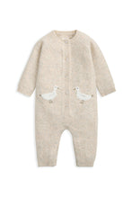 
                        
                          Load image into Gallery viewer, Mamas &amp; Papas Duck Knitted Romper Oatmeal
                        
                      