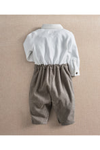 
                        
                          將圖片載入圖庫檢視器 Mamas &amp; Papas Herringbone Mock Romper
                        
                      
