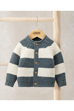 
                        
                          將圖片載入圖庫檢視器 Mamas &amp; Papas Striped Knit Cardigan with Raglan Sleeves - Blue
                        
                      