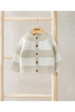 
                        
                          Load image into Gallery viewer, Mamas &amp; Papas Stripe Cardigan - Cream
                        
                      