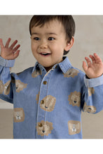 
                        
                          將圖片載入圖庫檢視器 Mamas &amp; Papas Lion Print Denim Shirt
                        
                      