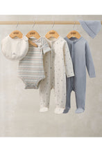 
                        
                          Load image into Gallery viewer, Mamas &amp; Papas Welcome to the World 5 Piece Baby Clothes Set
                        
                      