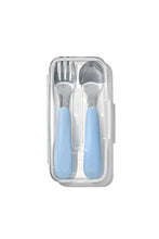 
                        
                          Load image into Gallery viewer, OXO Tot On-The-Go Fork And Spoon Set Dusk - Online Exclusive
                        
                      