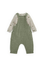 
                        
                          Load image into Gallery viewer, Mamas &amp; Papas Dungarees &amp; Bodysuit Outfit Set - Green
                        
                      