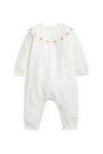 
                        
                          Load image into Gallery viewer, Mamas &amp; Papas Embroidered-Knit Collar Romper
                        
                      