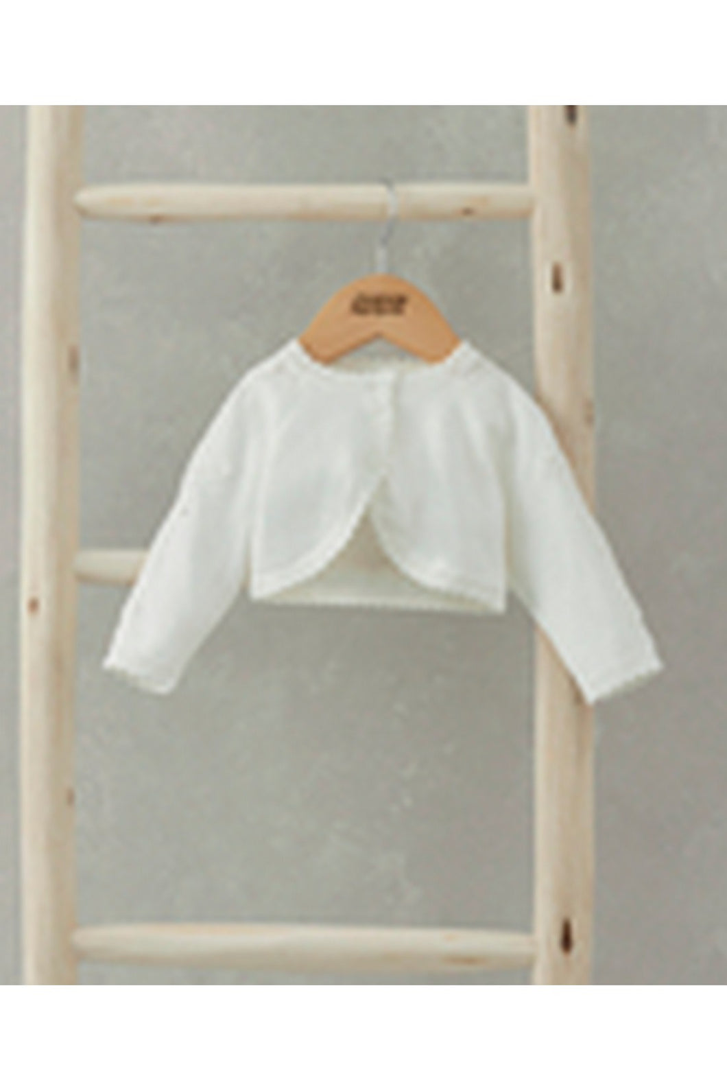 Mamas & Papas Lace Trim Cardigan - Cream