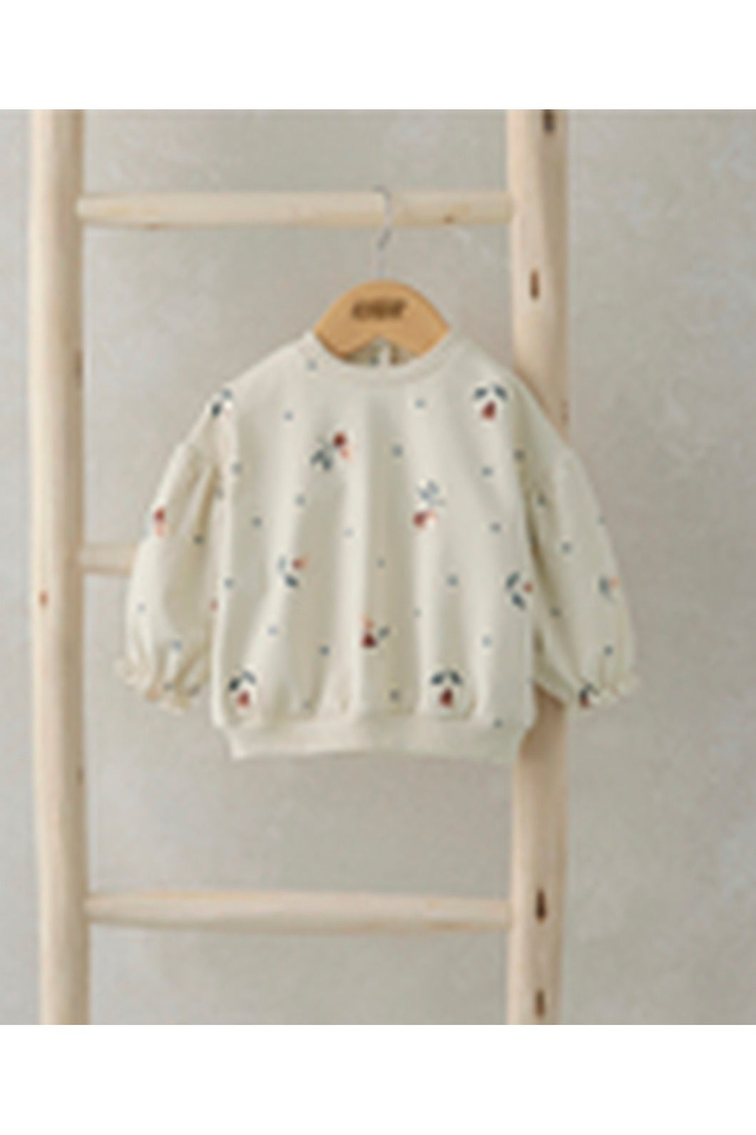 Mamas & Papas Floral Heart Sweatshirt